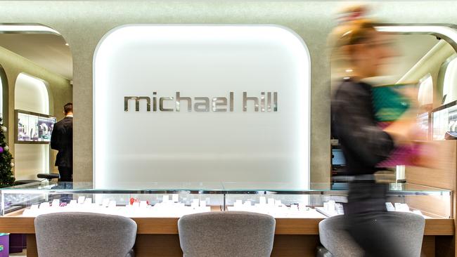 Michael Hill jewellers issued a profit upgrade on Wednesday. Picture: AAP