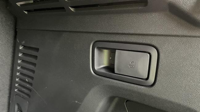 Levers within the boot of the Peugeot 3008 GT Sport quickly drop the rear seat backs.