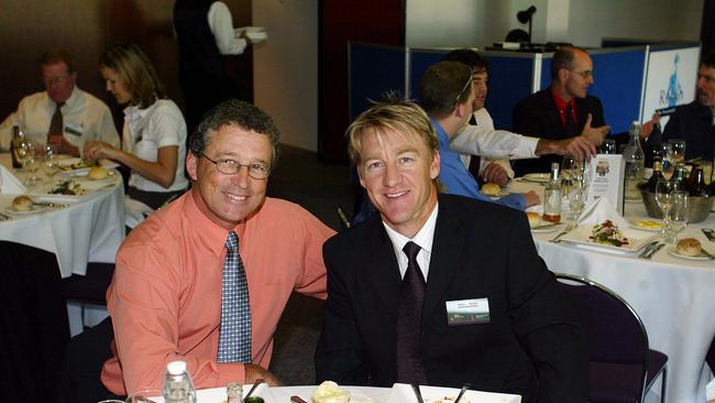 Two Queensland cricket greats in one – Ray Phillips and Andy Bichel