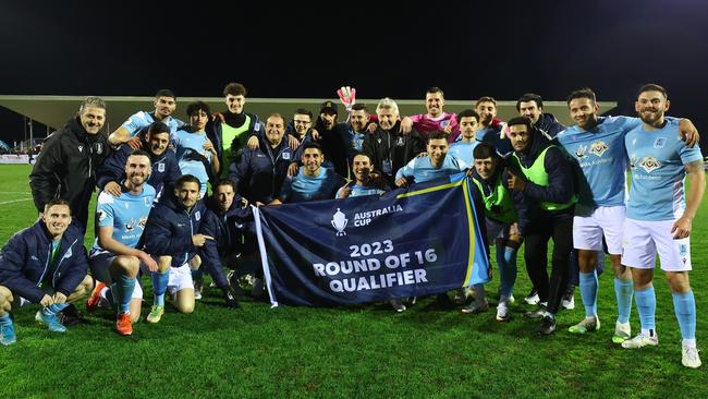 APIA Leichhardt FC is looking to advance in the Australia Cup. Photo: Graham Denholm/Getty Images