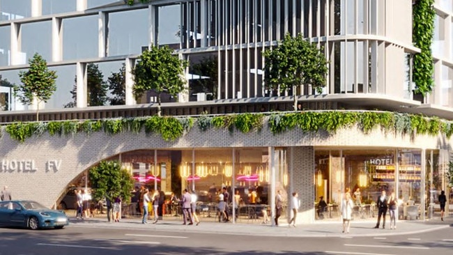 Development plans for a stunning, luxury hotel and entertainment venue have been revealed for a premier site in Fortitude Valley. Picture: Property Projects Australia/PD Online