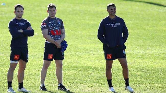 There’s mixed news for the Blues with two injured stars on track to play in Brisbane while Latrell Mitchell remains in doubt. Picture: Jason McCawley / Getty Images