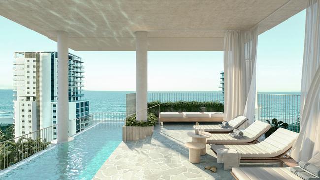 An artist’s impression of 123OBR development from Bottega developments.