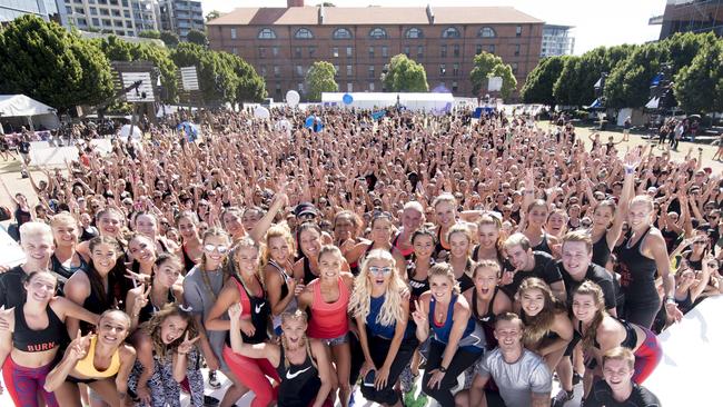 Thousands turned out to Darling Wharf for Sydney’s Nike Training Camp