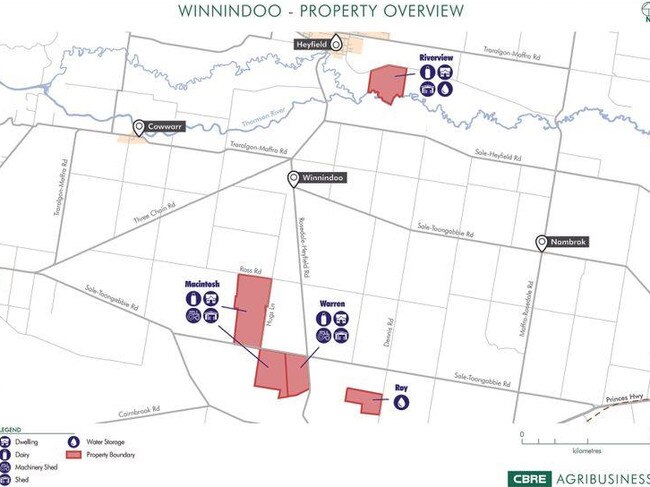 An overview of the Gray Wigg Winnindoo farms.