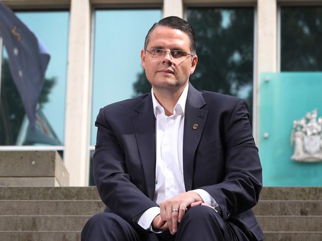 New Victorian Liberal Shadow Treasurer James Newbury.                                                              Picture: David Caird