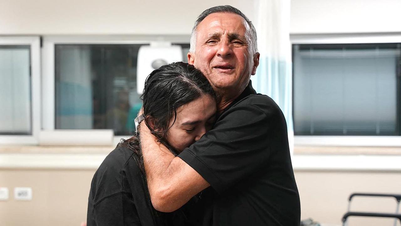 Noa Argamani, a former hostage taken by Hamas during the 2023 attack on Israel's Nova music festival, was freed in June 2024 after 245 days in captivity. Her rescue was widely publicised. Picture: AFP