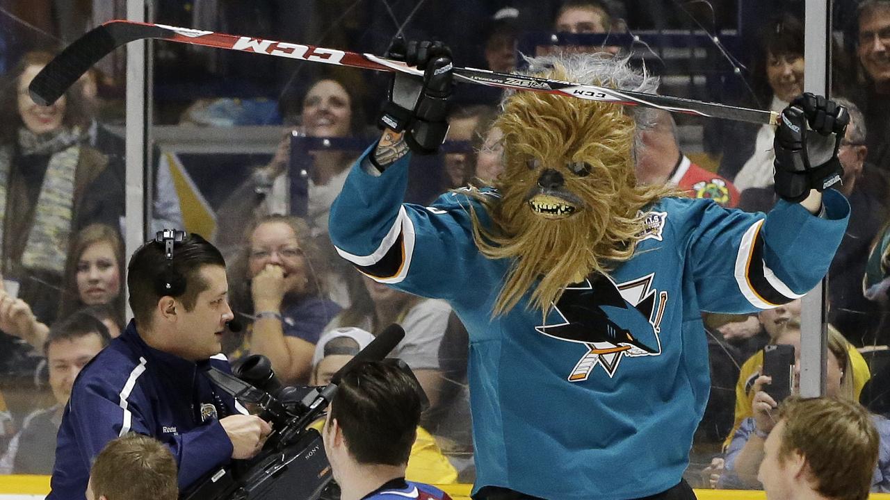 NHL All Star game, Brent Burns is Chewbacca