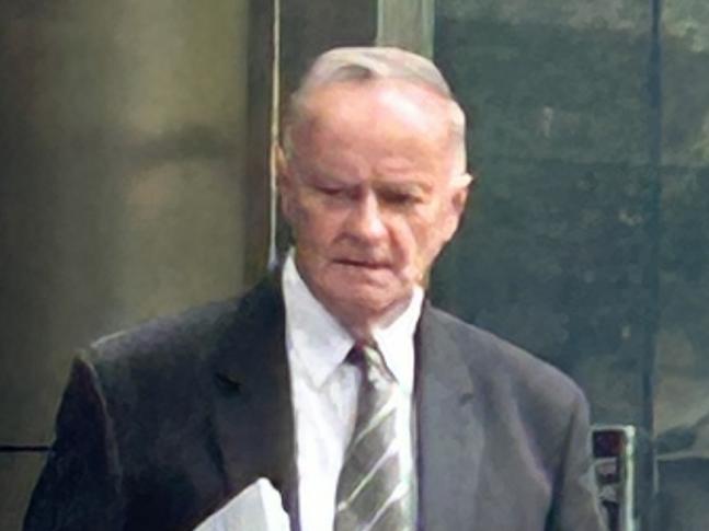 Retired police Senior Sergeant Garry Barker was given a community corrections order. Picture: Imran Ali