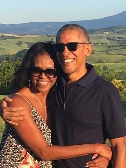 Barack and Michelle Obama. Picture: @MichelleObama.