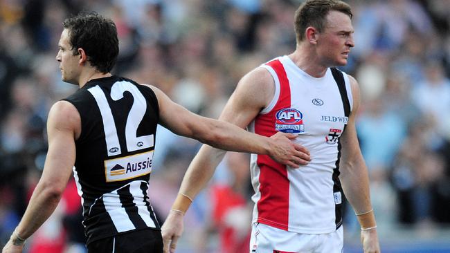 Former teammate Luke Ball understood Goddard’s pain after the Pies won the grand final replay. 