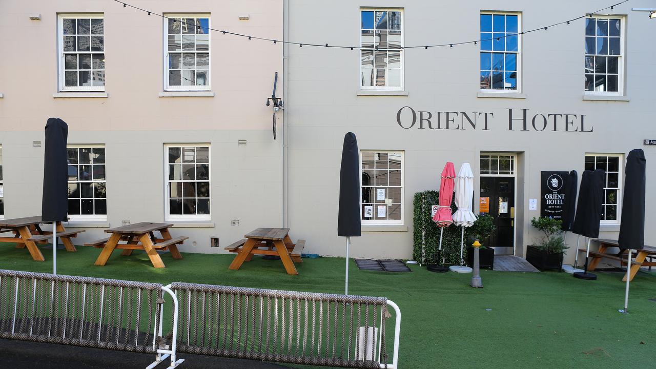 Pubs such as The Orient in The Rocks could be allowed to reopen with only outdoor dining when restrictions are eased. Picture: NCA Newswire /Gaye Gerard