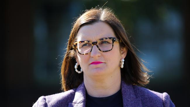 NSW Education Minister Sarah Mitchell says revisiting the law is ‘not a priority’. Picture: Gaye Gerard