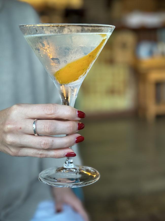 The Yamba Distilling Co’s famous gin martini. Picture: Jenifer Jagielski