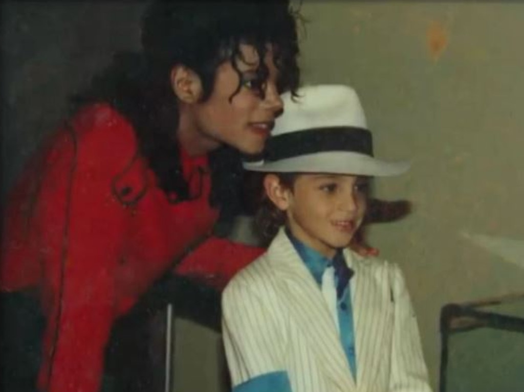 Michael Jackson and Wade Robson. Picture: 60 Minutes