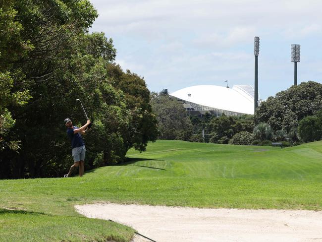 80 per cent of people at Moore Park play 18 holes. Picture: Rohan Kelly