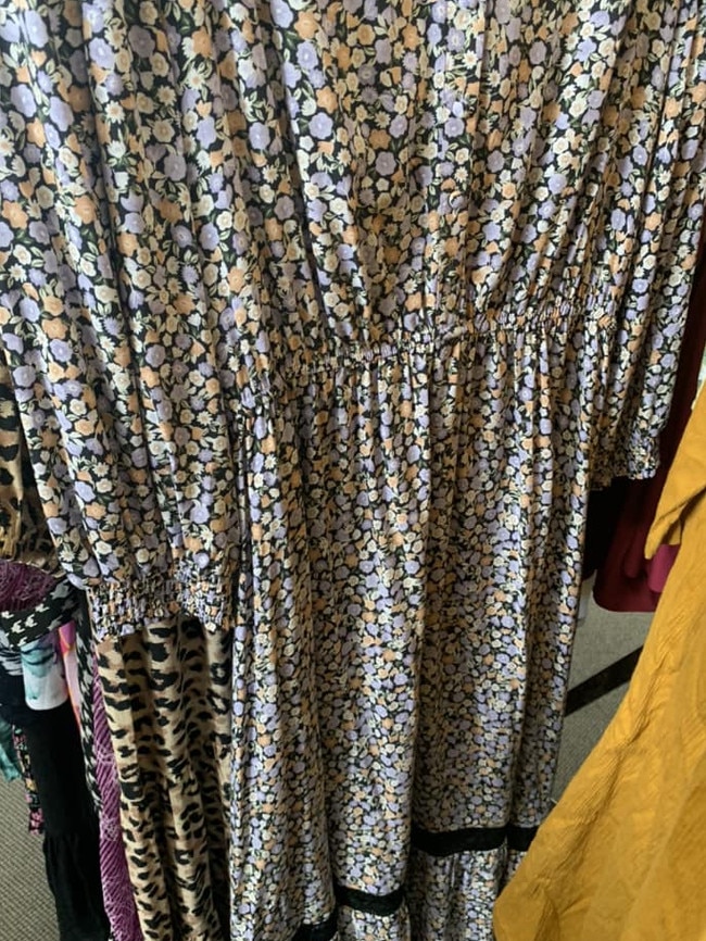 The shopper was looking to purchase this dress at Vinnies. Picture: Facebook