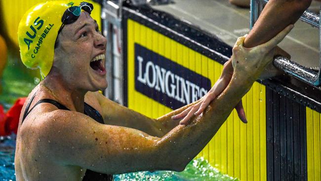 Cate Campbell is one of Australia’s great swimmers. Picture: AFP