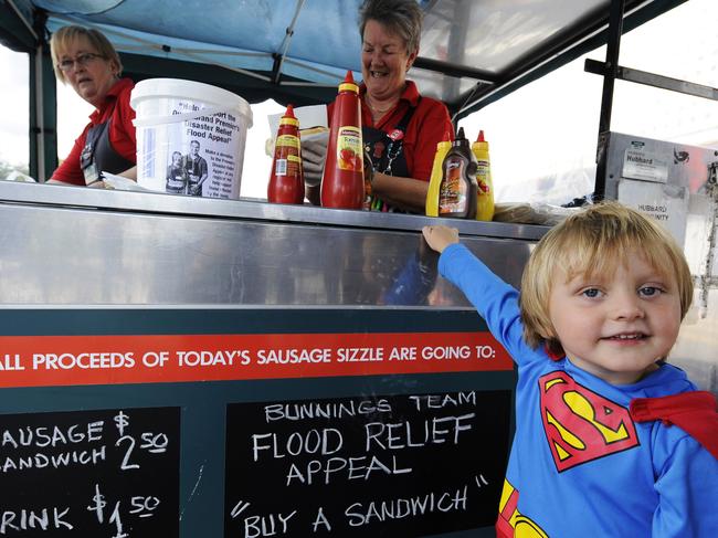 Bunnings has become synonymous with sausage sandwiches.