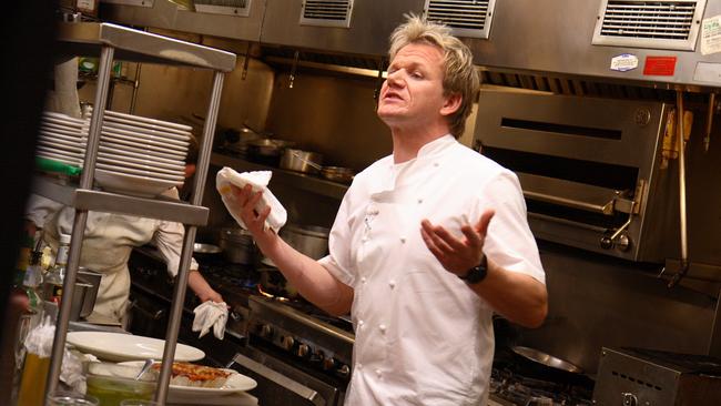 Chef Gordon Ramsay from TV show Kitchen Nightmares.