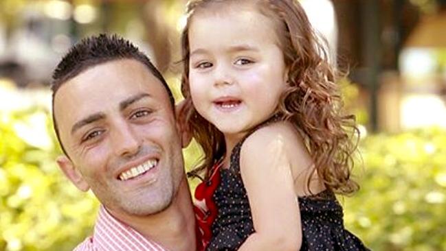 Jockey Bobby El-Issa, who is back riding after a long battle with cancer, and his greatest inspiration, daughter Isabella.