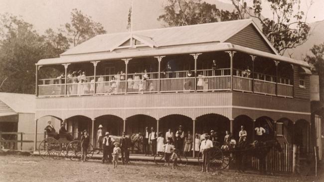 The Netherdale Excelsior Hotel on its opening day.