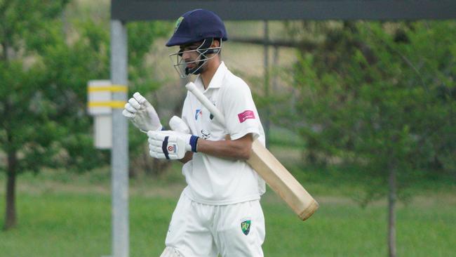 Karthik Singh was Plenty Valley’s top scorer. Picture: Valeriu Campan