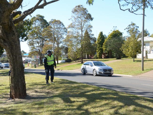 The scene where Thor Morgan was shot. Picture: Supplied