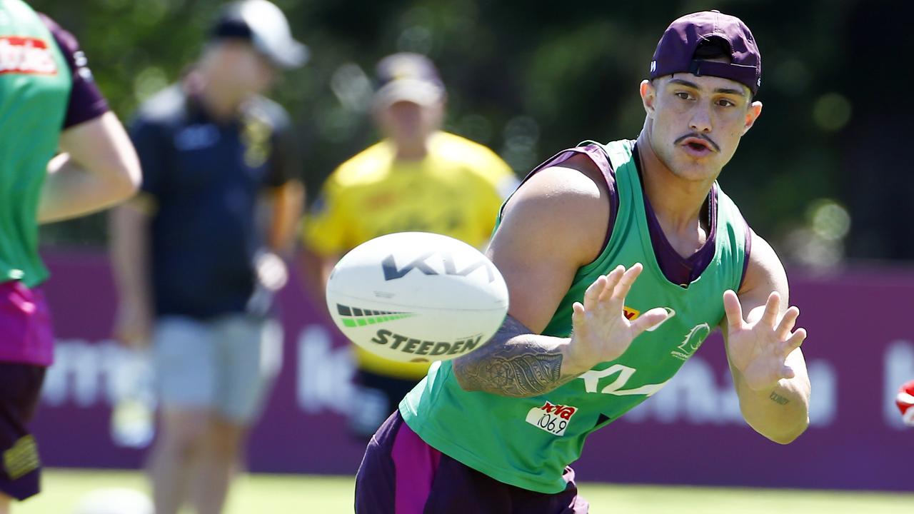 Kotoni Staggs was tipped to be Broncos five-eighth but Kevin Walters has revealed other plans for the star. Picture: Tertius Pickard