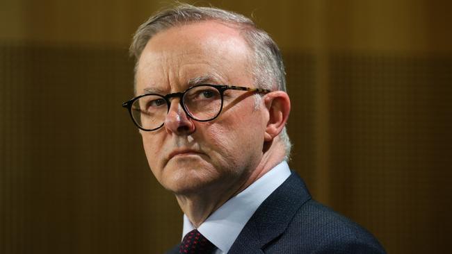 Anthony Albanese has ruled out walking away from any of Labor’s pre-election commitments, including more money for childcare, skills and aged care. Picture: Gaye Gerard