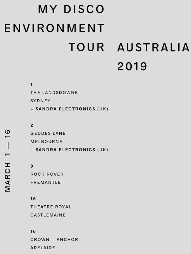 My Disco - Environment Tour 2019