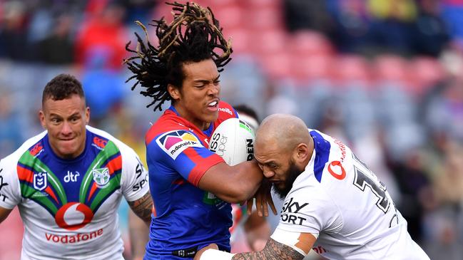 Newcastle outside back Dominic Young. Picture: NRL Images