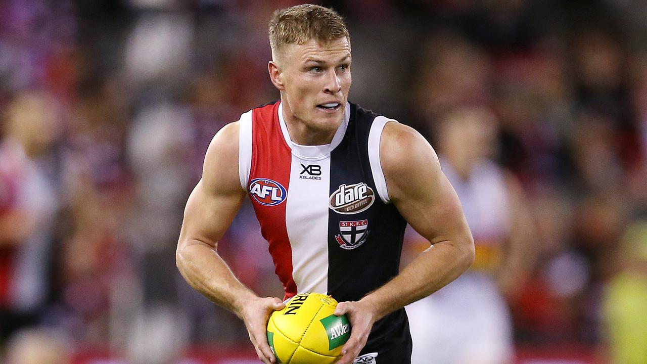 St Kilda’s Jack Newnes remains available after the free agency deadline passed. Photo: Michael Klein.