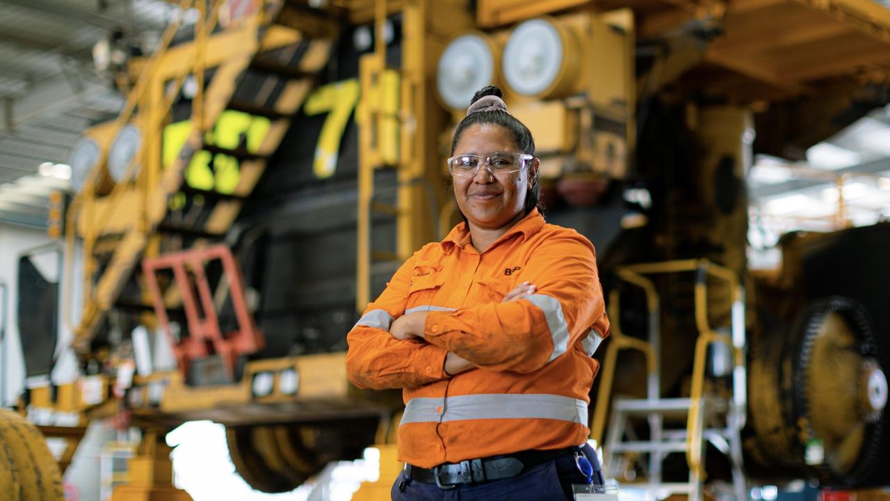 CQUniversity Certificate II in Engineering student Latitia Briggs, who works for BHP Operations Services, is a finalist in the Central Queensland Regional Queensland Training Awards in the Aboriginal and Torres Strait Islander Student of the Year category. Picture: Contributed