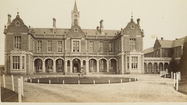 Melbourne’s Alfred Hospital in 1876. Picture: State Library Victoria.