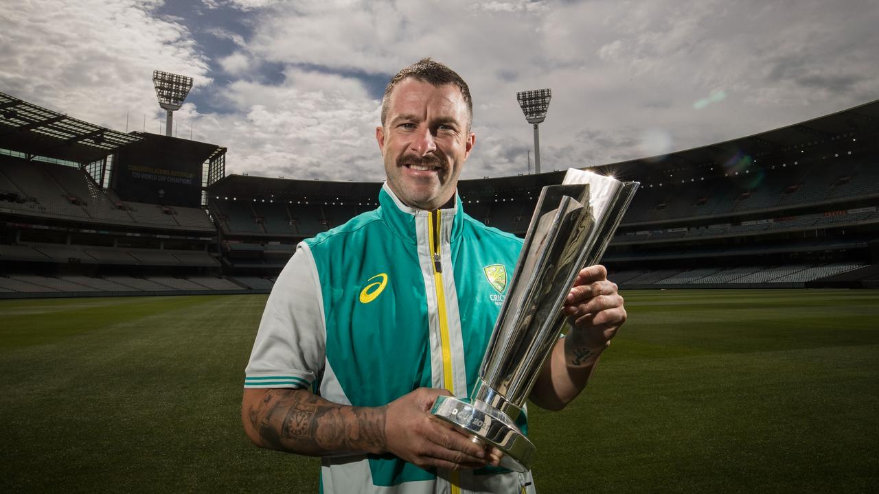 Matthew Wade was par of the T20 World Cup-winning Australian side in 2021. Picture: Darrian Traynor/Getty Images