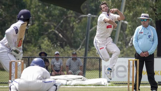 VSDCA: Williamstown bowler Sean Sturrock. Picture: Valeriu Campan