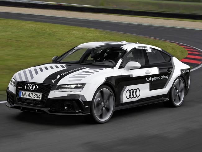 Driverless concept car, the Audi RS 7.