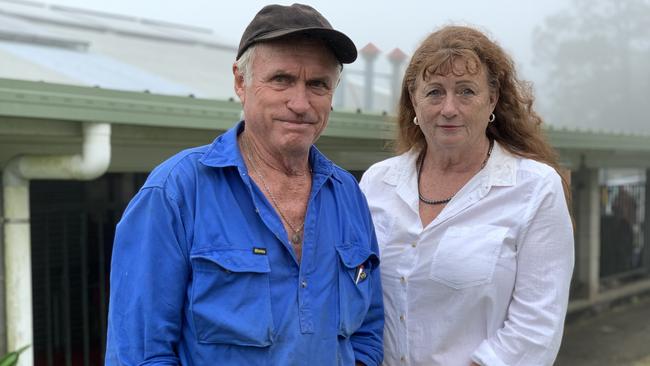 Peter Paynter and Sue Deboni at Eungella Hall on October 4, 2022. Picture: Duncan Evans