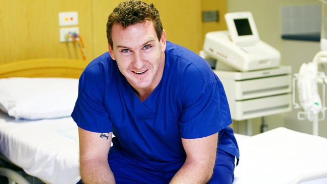 Private obstetrician Dr Drew Moffrey, who offers maternal assisted C-sections on the Gold Coast.