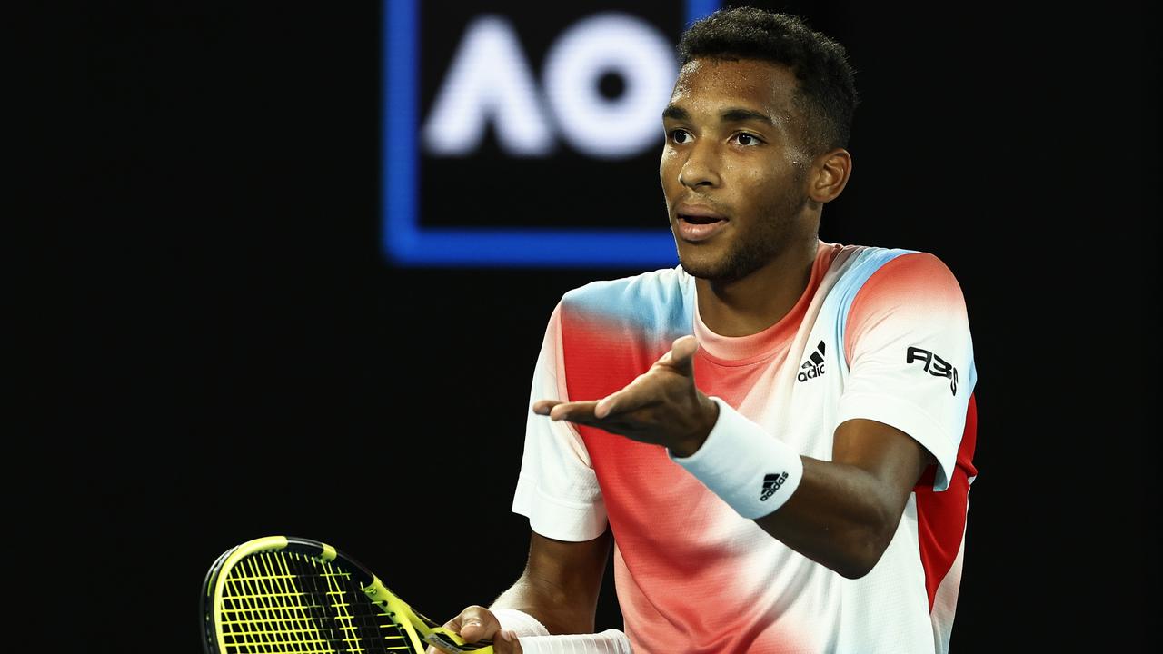 Felix Auger-Aliassime put up an epic fight. Picture: Getty Images