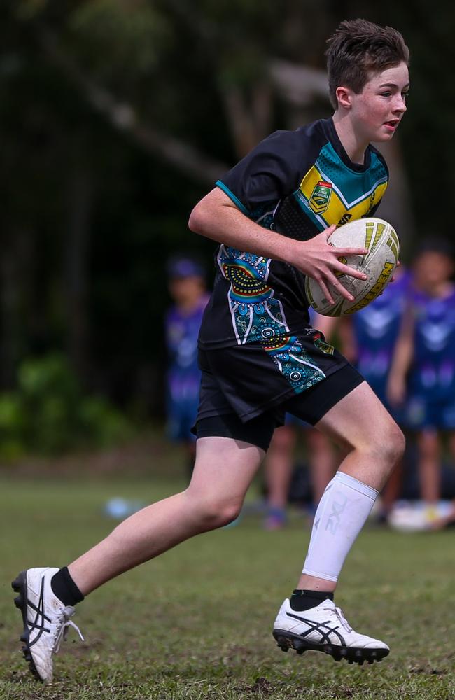 Sunshine Coast Pineapples player Lachlan Britten in action. Picture: Touch Football Australia.