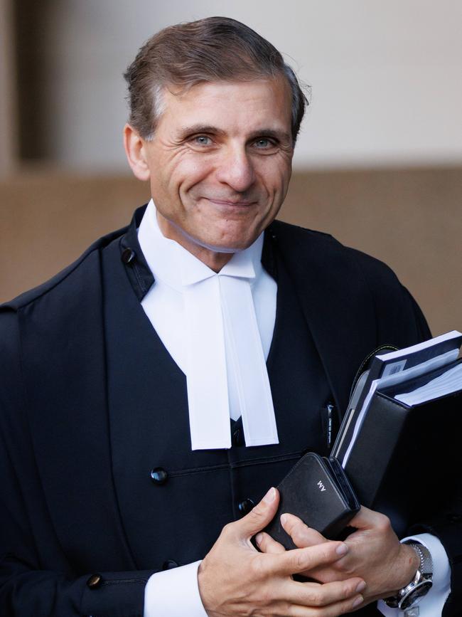 Arthur Moses KC, who is representing Ben Roberts-Smith.