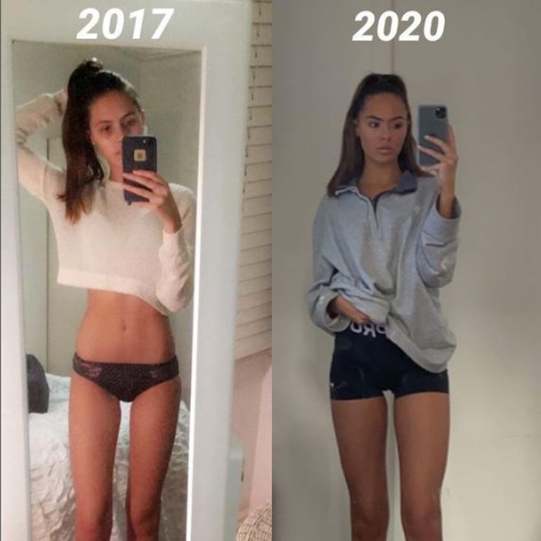 Over the years Mia has had to endure cruel comments about her weight. Picture: Instagram/Mia Fevola