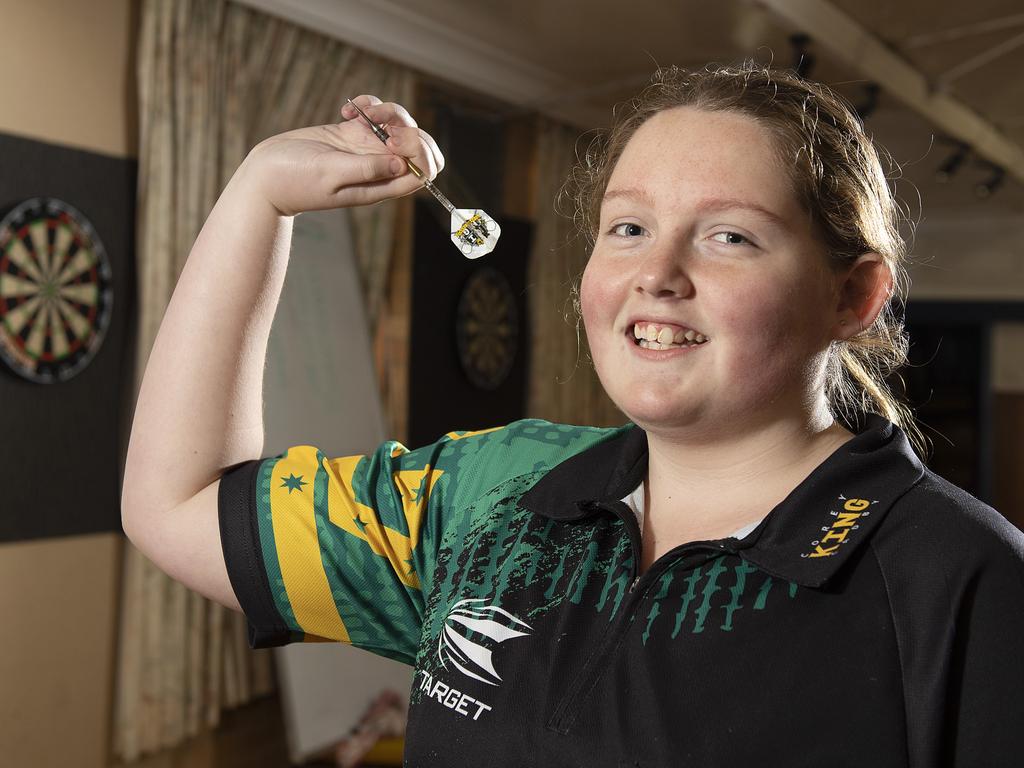 Darts Victoria Kody Lane, Glenroy, is a Leader Sport Star nominee