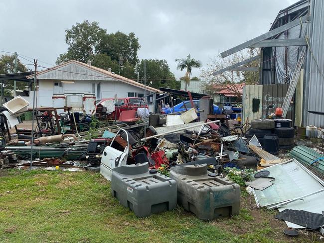 A haven of stolen goods found at a Grasstree Beach property. Picture: Contributed