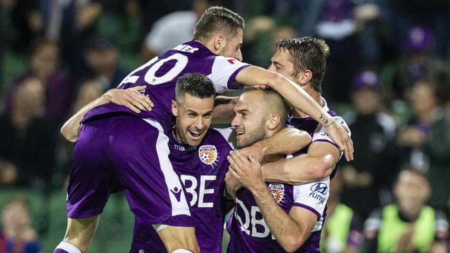 Excessive celebration of goals will be a big no-no when the A-League season restarts.