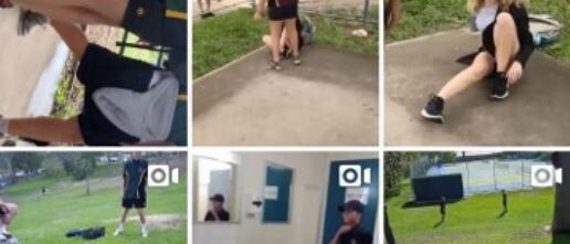 The videos displayed on an Instagram account  promoting school yard fights.