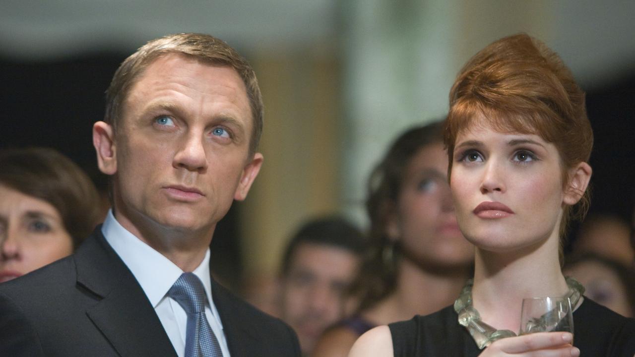 Actors Daniel Craig and Gemma Arterton in a scene from the 2008 film 'Quantum of Solace'.