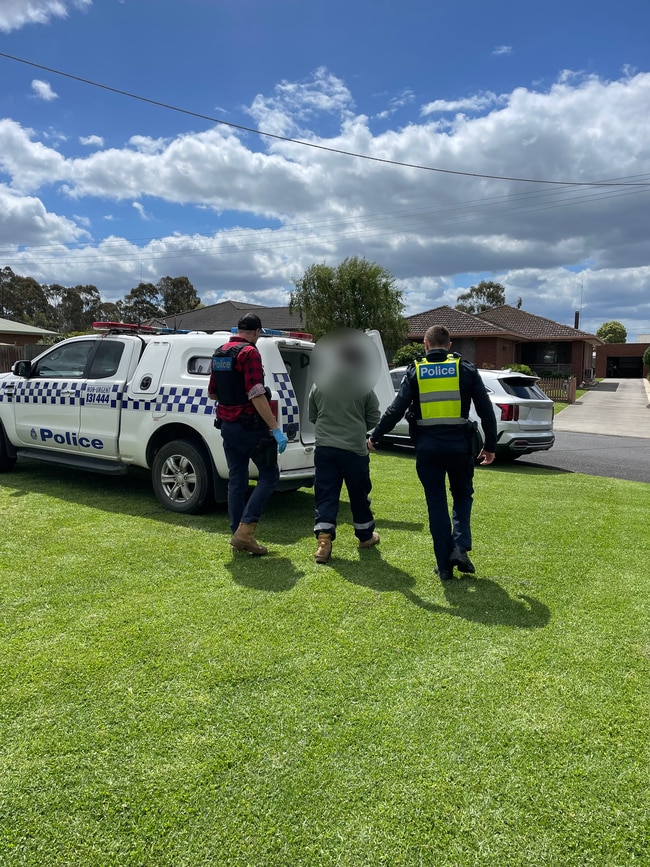 Police have arrested 21 people in raids across western Victoria and southern NSW. Picture: Supplied